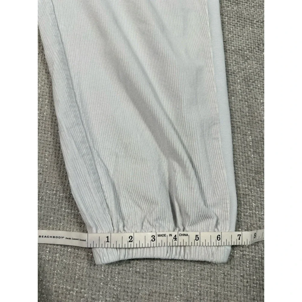 Nike Air Joggers Womens 2XL Platinum High Waisted Corduroy Fleece Pants - Picture 10 of 12